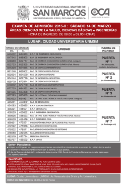 Ubique el local de examen