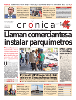 Versi&oacute;n Impresa - La Cr&oacute;nica de Hoy en Hidalgo