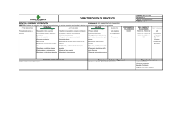 CARACTERIZACIÓN PROCESOS HONDA-V01