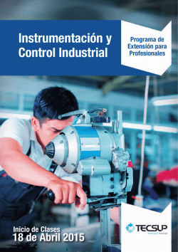 Instrumentación y Control Industrial