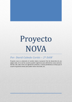 Descargar - Proyecto NOVA