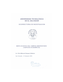 UNIVERSIDAD TECNOLÓGICA DE EL SALVADOR