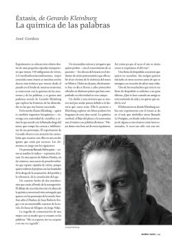 de Gerardo Kleinburg - Revista de la Universidad de México