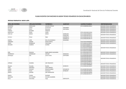 Coordinación Nacional del Servicio Profesional Docente