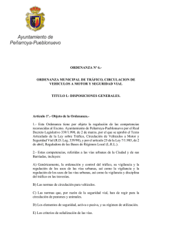 ORDENANZA Nº 6 - Peñarroya
