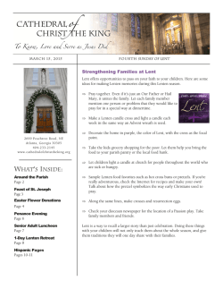 Bulletin - Cathedral of Christ the King
