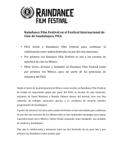 Raindance Film Festival en el Festival Internacional de Cine de