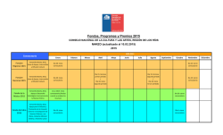 Fondos, Premios, Programas - Consejo Nacional de la Cultura y las