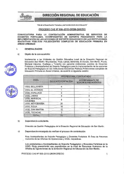 BASES PROCESO CAS N° 006-2015-GRSM-DRE