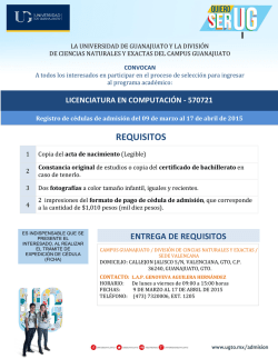Licenciatura en Computación | Universidad de Guanajuato (UG)