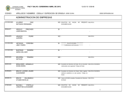 ADMINISTRACION DE EMPRESAS