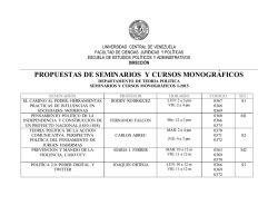 horarios seminarios y cursos monográficos 2015-i