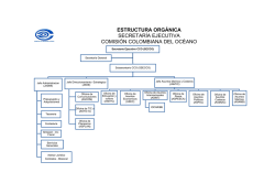 Estructura Organizacional - Comisión Colombiana del Oceano