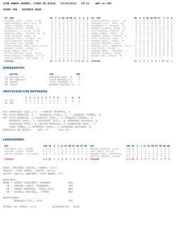 Boxscore - BaseballdeCuba