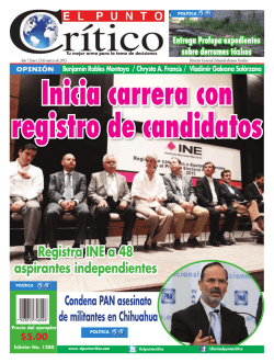 Registra INE a 48 aspirantes independientes