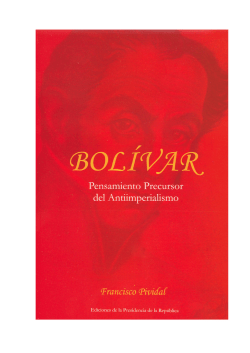 Bolívar Pensamiento Antiimperialismo