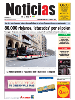 NDLR - 17 marzo 2015 - Noticias de La Rioja