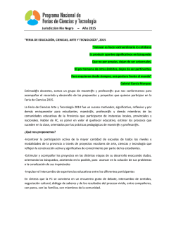 Jurisdicción Rio Negro – Año 2015