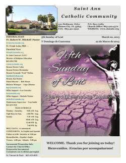 Boletin - St Ann Catholic Church