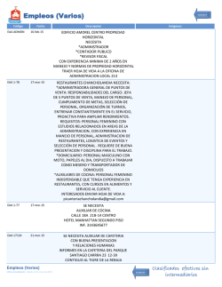 Empleos (Varios)