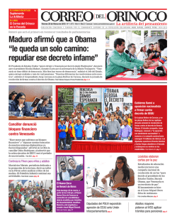Maduro afirmó que a Obama “le queda un solo camino: repudiar