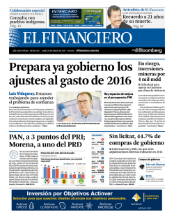 Primera Plana - El Financiero