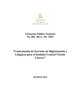 Sección VII. Condiciones Generales del Contrato