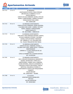 Apartamentos Arriendo