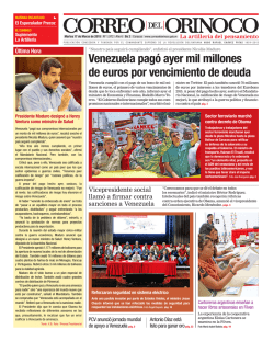 Descargar PDF - Correo del Orinoco