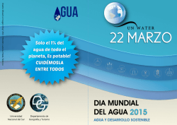 FolletoAgua2 (1) - Asociación de Universidades Grupo Montevideo