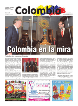 Todos los ojos puestos en Colombia