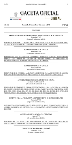 Gaceta Oficial Digital, lunes 16 de marzo de 2015