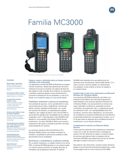 MC3000 (Latin American Spanish) - Zebra Technologies Corporation