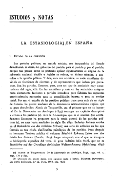 La estasiolog&iacute;a en Espa&ntilde;a