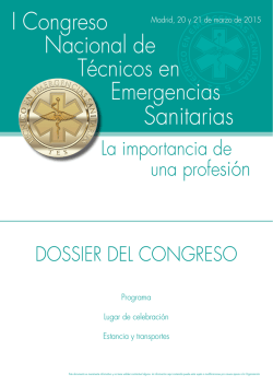Dosier completo jornadas