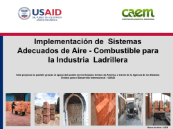Combustible para la Industria Ladrillera