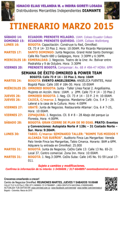 itinerario ignacio velandia en pdf