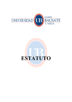 ESTATUTO - Universidad Jaime Bausate y Meza