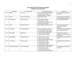 1 XVIII CONCURSO DE CREATIVIDAD EN ANATOM&Iacute;A CATEGOR&Iacute;A