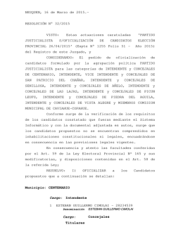 Res 32 15 - Oficializa PJ