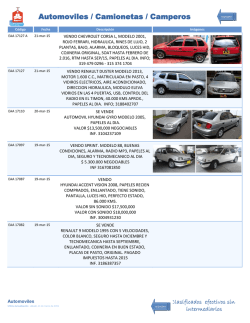 Automóviles y Camperos