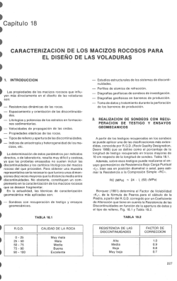caracterizacion de los macizos rocosos para el diseño de las