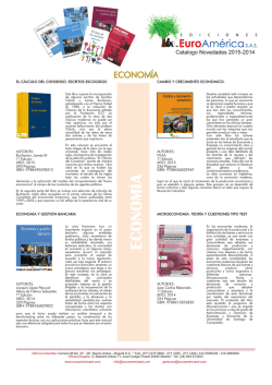 economía - Ediciones Euroamerica