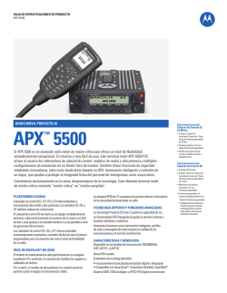 APX™ 5500 - Motorola Solutions
