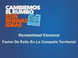 Rentabilidad Electoral