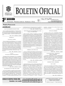 Sociedades &ndash; Personas Jur&iacute;dicas &ndash; Asambleas y Otras