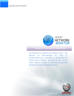 Nombre de producto Dexon Network Monitor