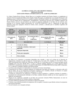 licitación pública internacional no. aldf/vil/lpi/001/2015