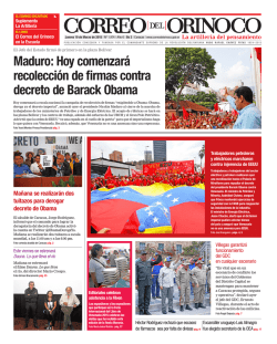 Descargar PDF - Correo del Orinoco