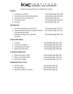ESPA&Ntilde;OL 1. Las fases de un proceso. Gu&iacute;a Santillana p&aacute;g. 258 y